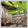 Haining uv decoration material sky bird tree ceiling