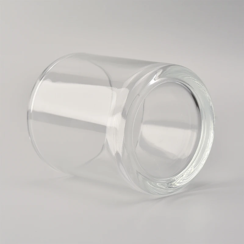 225ml Clear Glass Candle Holders Home Decor Pieces