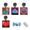 led emoji display sign Bluetooth mobile phone LED moving message animation picture full color LED emoji smiley face led car sign