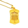 Vietnam gold sand 24 k gold-plated ingot Ruyi Abacus pendant network explosion Source hot jewelry factory direct sales