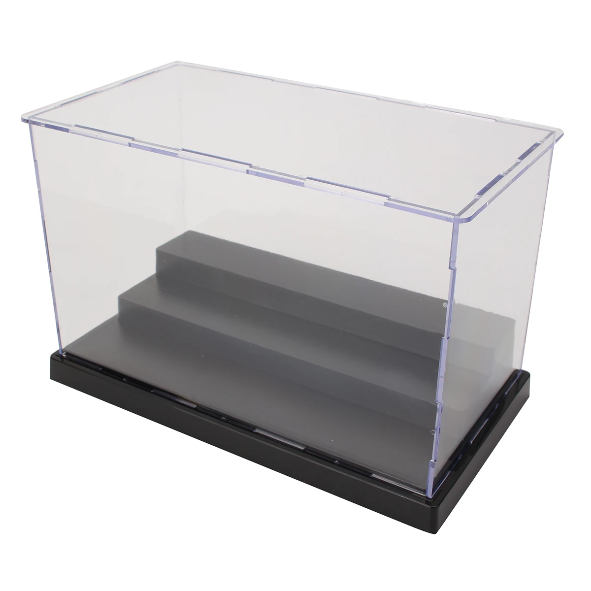 批发便宜的玩具展示盒丙烯酸玩具盒与基地