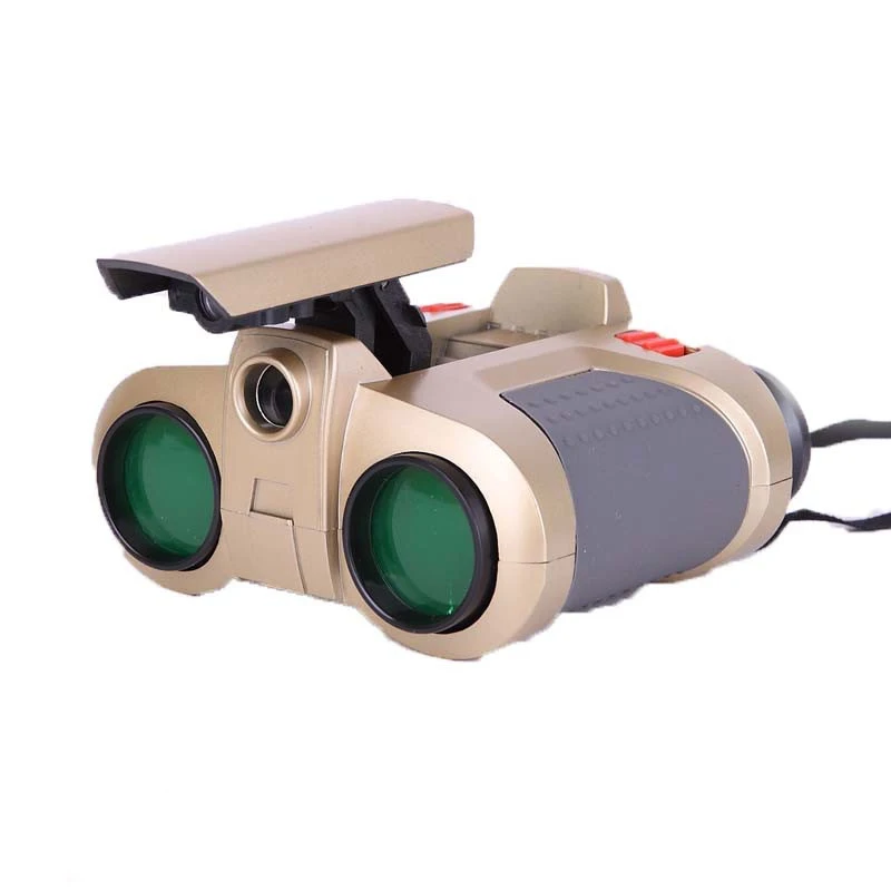 4x30 Toys Night Scope Telescope Binoculars with Pop-up Spotlight and Night-beam Vision Fun Cool Toy Gift for Children