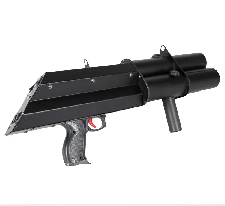 Stage Light Machine Blaster Jet Gun Cannon Tree Heads CO2 Confetti Gun For Party/DJ/Wedding/Celebration Etc LED Jet Machine
