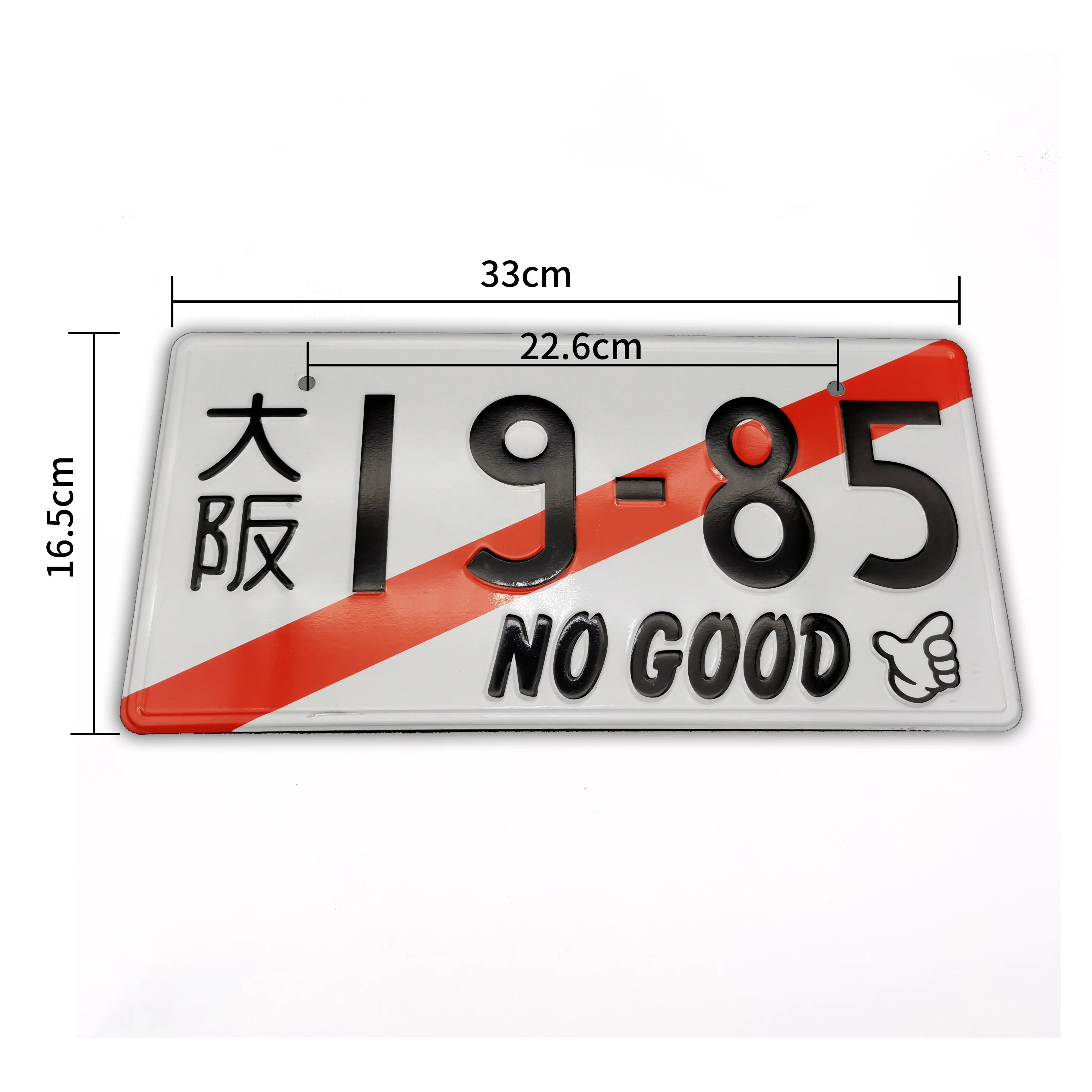 Wholesale Japan Jdm Style Osaka Decorative Modified License Plate