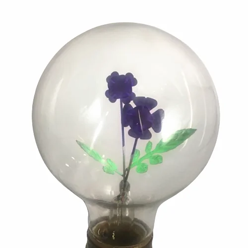 2020 Tonghua New LED Flame Bulb Flower Leaf Wick G80 3W E26 E27 Decorative Indoor Pendant Table Light