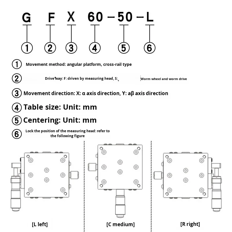 60 aluminum precision fine tuning positive negative adjustment tilt platform optical-15