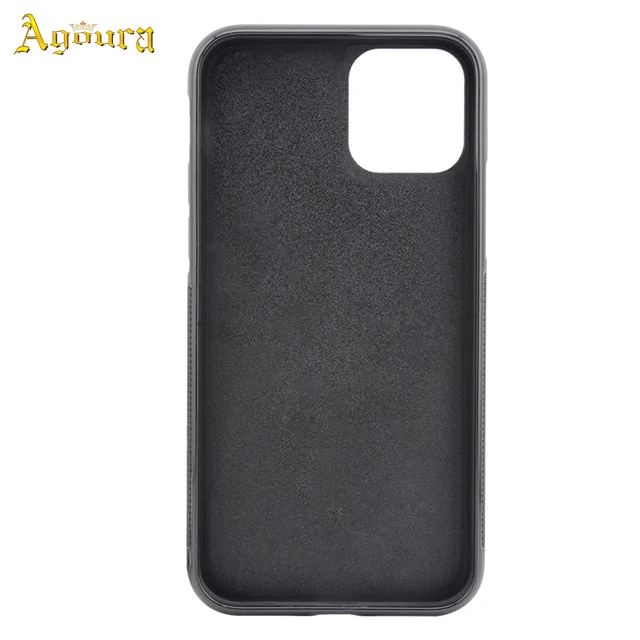 For iphone 11 TPU PC real carbon fiber 3K twill two-in-one mobile case covers
