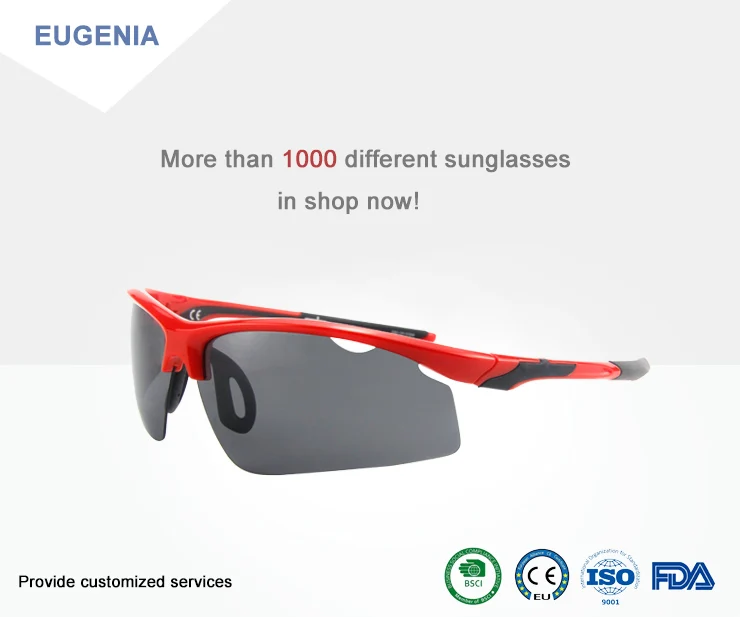 EUGENIA 2020 New Style Design Promotion Double Injection Men Cycling Sunglasses