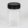 215ml Square PET packing filling bottle food jars with twist cap for e liquid