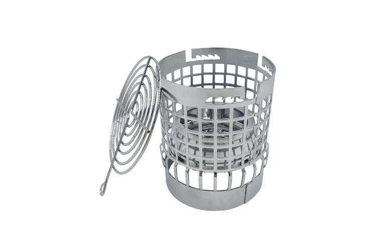 T041ch Lvhe Heat Management Metal Hookah Charcoal Holder Aluminum With Hookah Cage Wind Covers