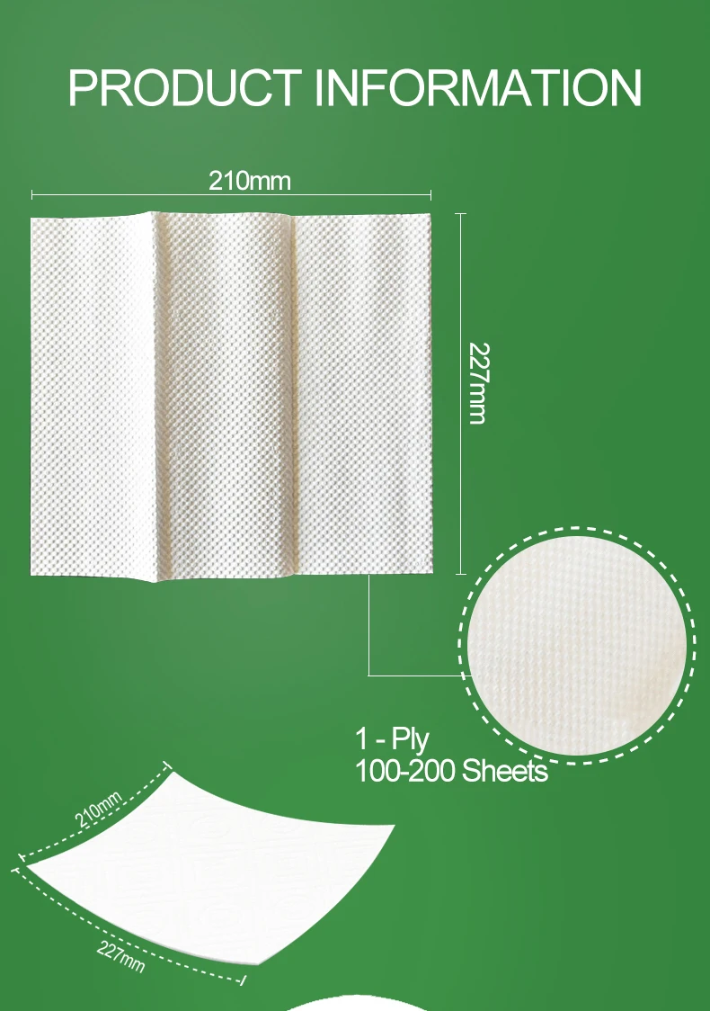 Cheapest price multi fold good quality embossed paper hand towel, hand tissue paper, N Fold towel paper tissue