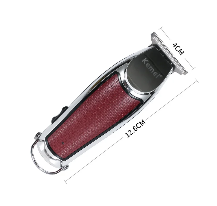 Kemei-1875 Professional Cordless Men Hair Trimmer Electric Hair Cutter Machine Shaving Hair Cutting Beard Trimmer USB