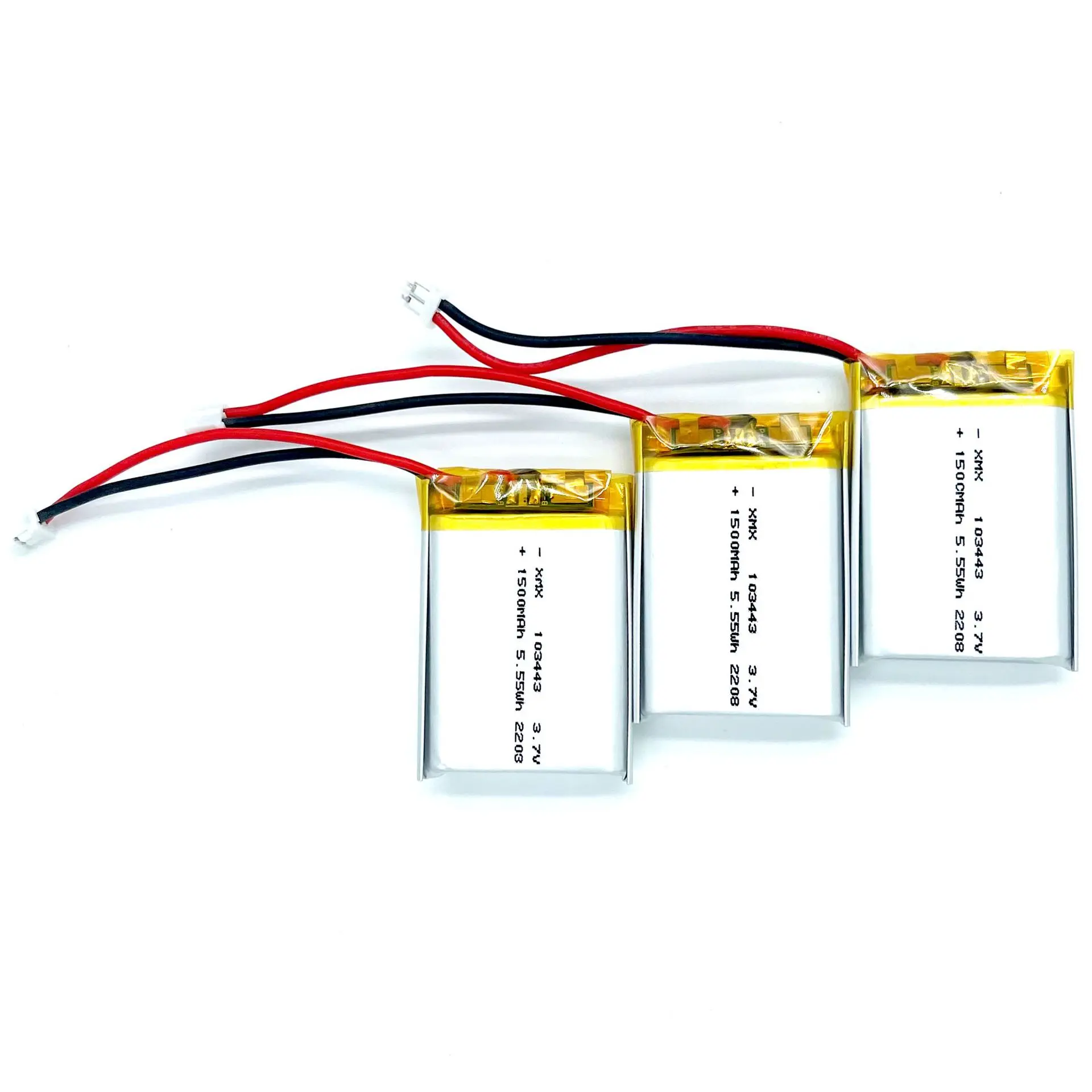 Ready Stock 103443 1500Mah Li-Polymer Battery Silver 3.7V Thermometer Humidifier Kids' Toys Remote Control Car Made Durable Ready Stock 103443 1500Mah Li-Polymer Battery Silver 3.7V Thermometer Humidifier Kids