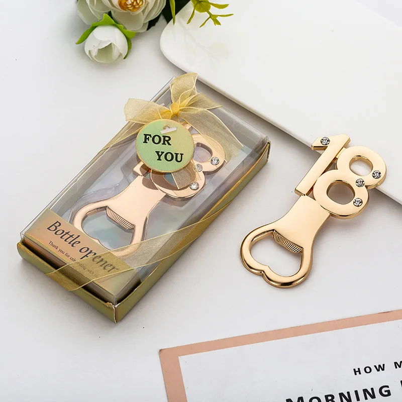 Ywbeyond Gold Digital 12 15 16 18 21 25 Adult Shower Favor Bottle Opener For 25th Years Old Kids Return Gifts For Birthday Buy Kids Return Gifts For Birthday Adult Shower Favor 21