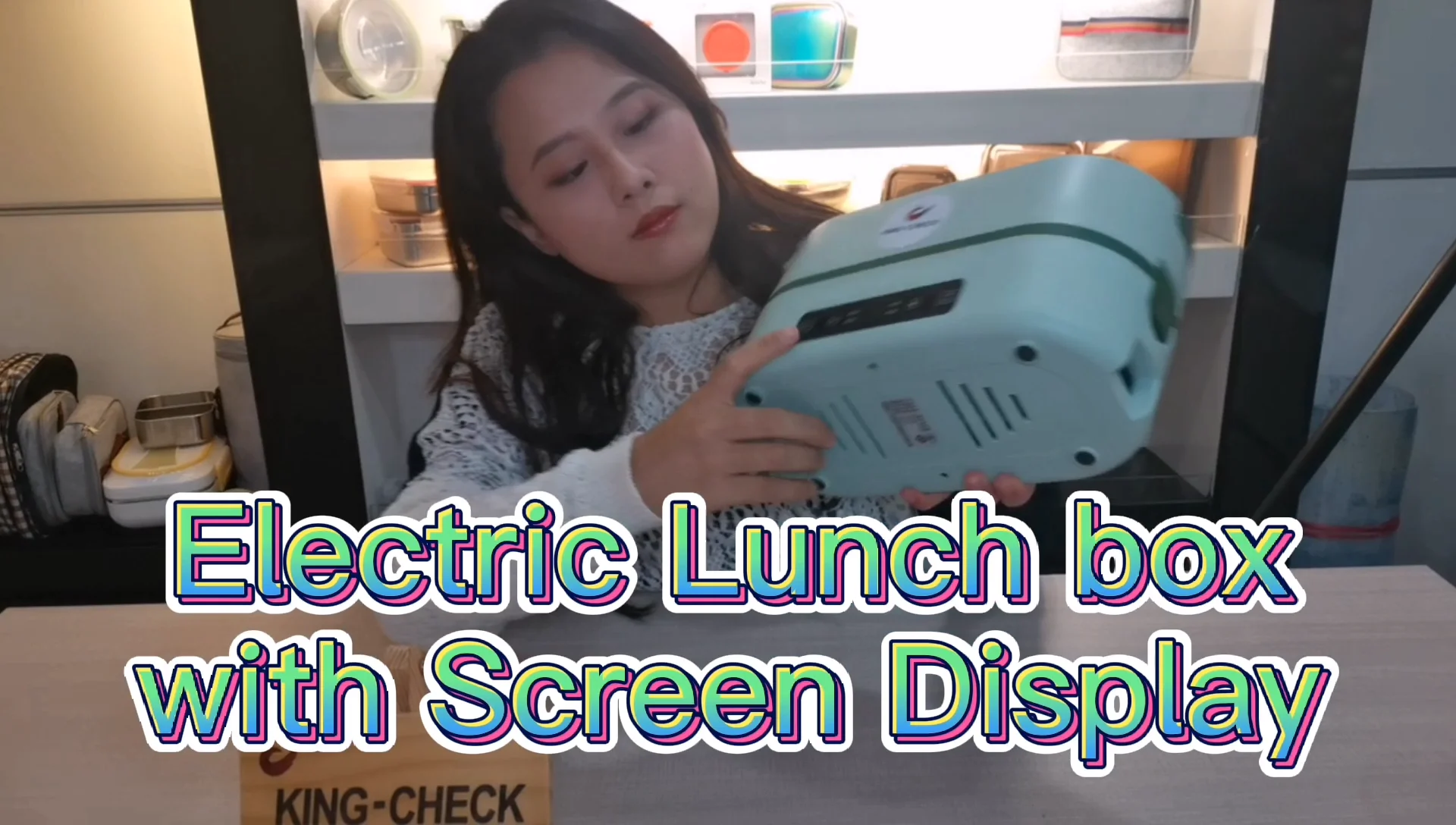 Rechargeable Portable Electric Heating Lunch Box 110v/220v Bpa Free 2