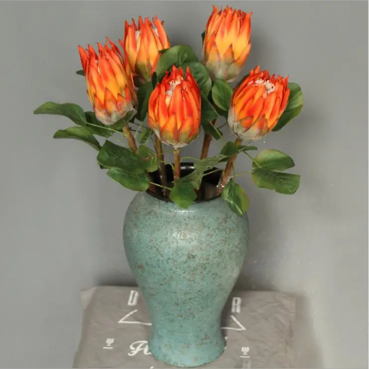 High Quality Artificial Protea King Flower For Wedding Flower