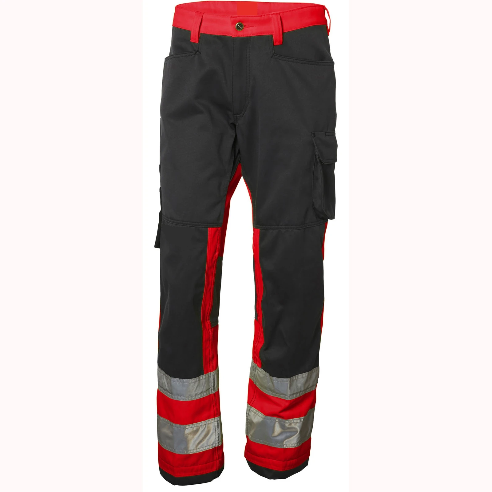 Mens Hi Visibility Yellow Orange Safety Pants Reflective Work Trousers
