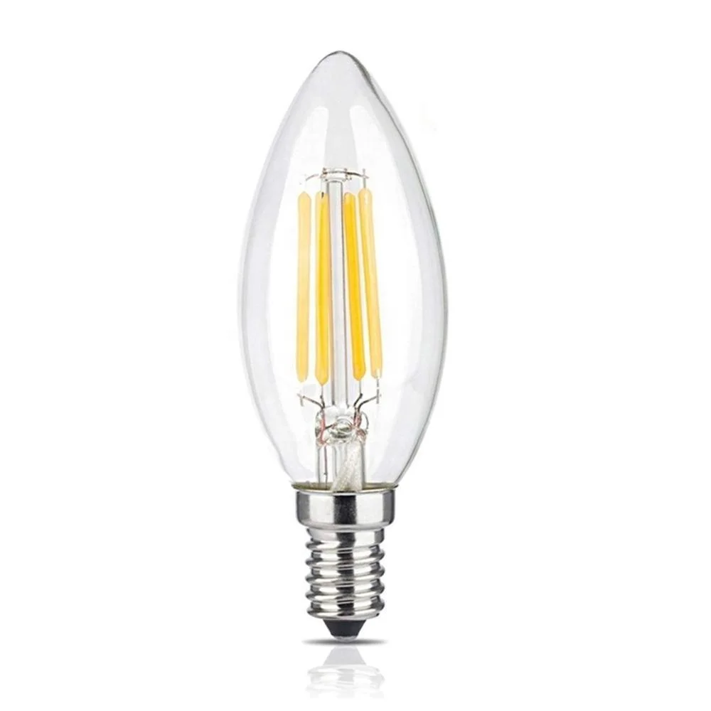 360 degree high brightness 25W 40W equivalent candelabra bulbs