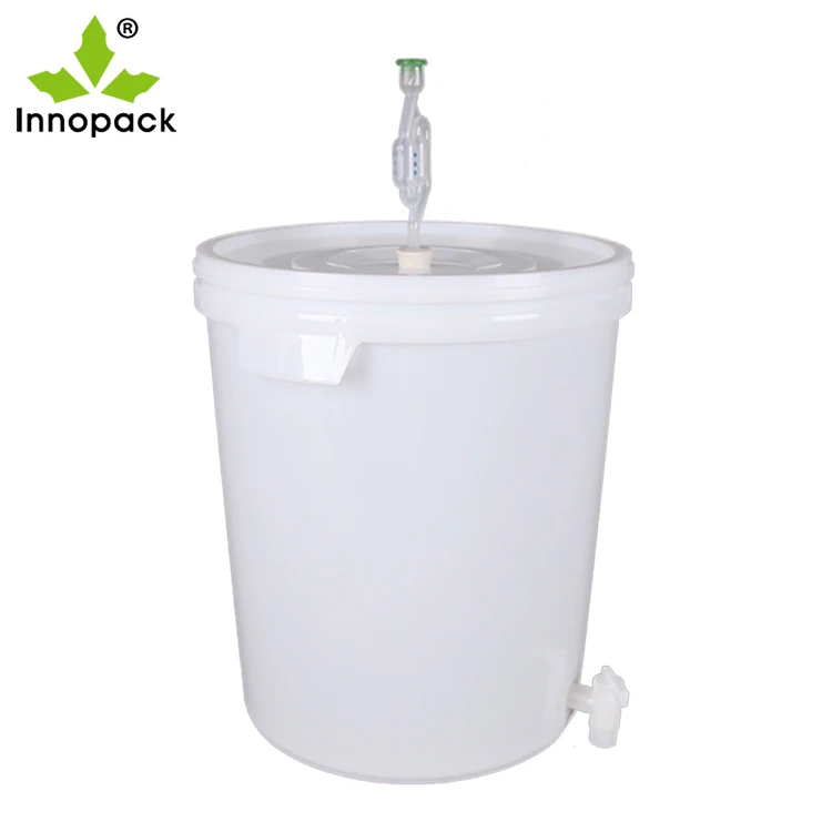 30 Litre Fermentation Bucket With Tap Airlock Home Brew Beer 30l Bucket
