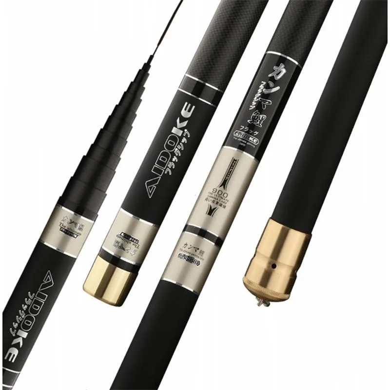 8m/9m/10m/11m/12m/13m Telescopic Carbon Fishing Rod for Fishing for Lake  Stream and River