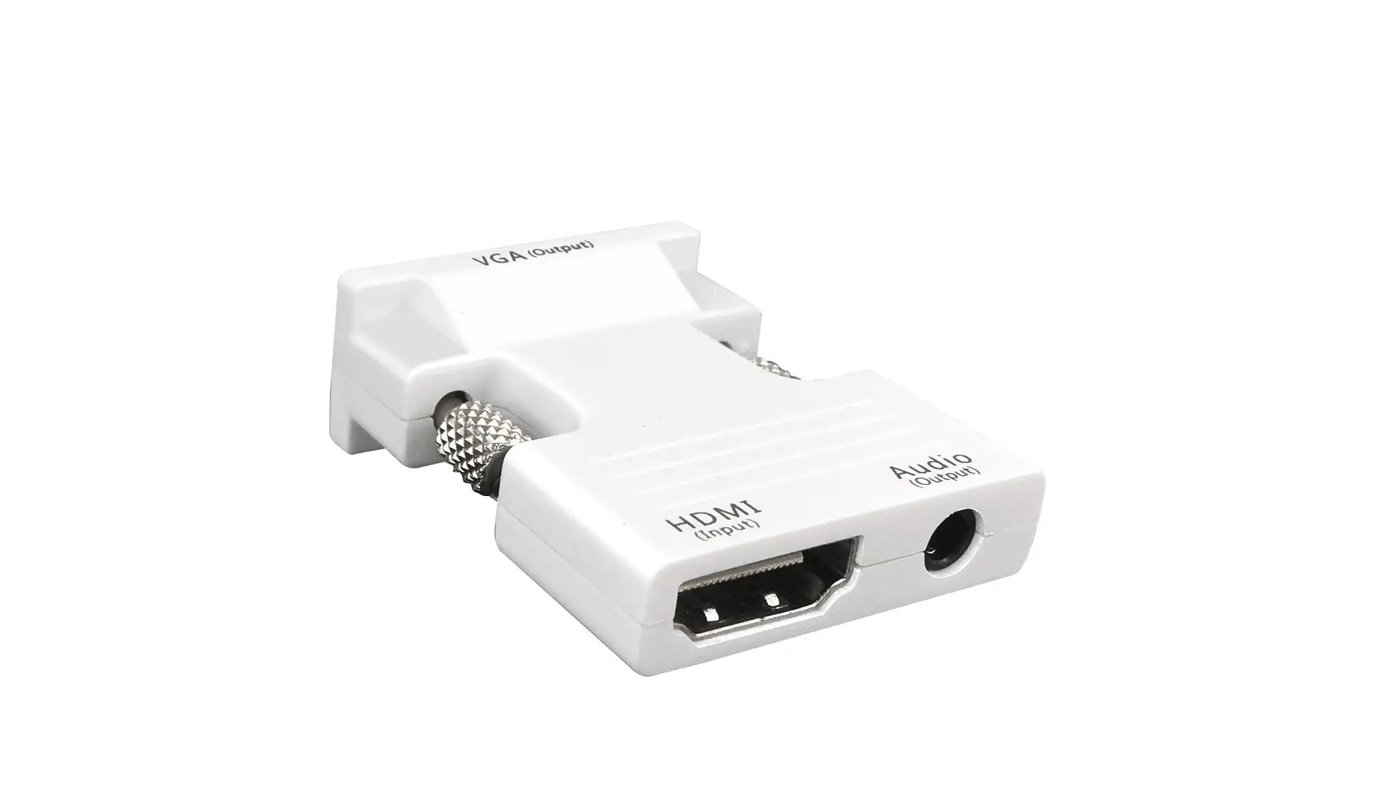 HDMI Female to VGA Male Converter+Audio Adapter 1080P HDMI to VGA Converter with Audio Output Cable - ANKUX.COM