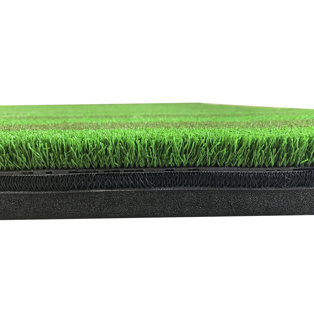 Nylon Turf Winter Golf Mat,Golf Simulator Mat,15mm Rubber Backing 3d
