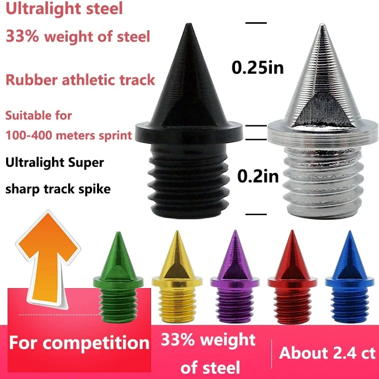 ultralight-steel-track-and-field-spikes-1-4-length-super-sharp-spikes