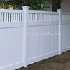 Privace pvc white privacy fence and gate for yard house garden
