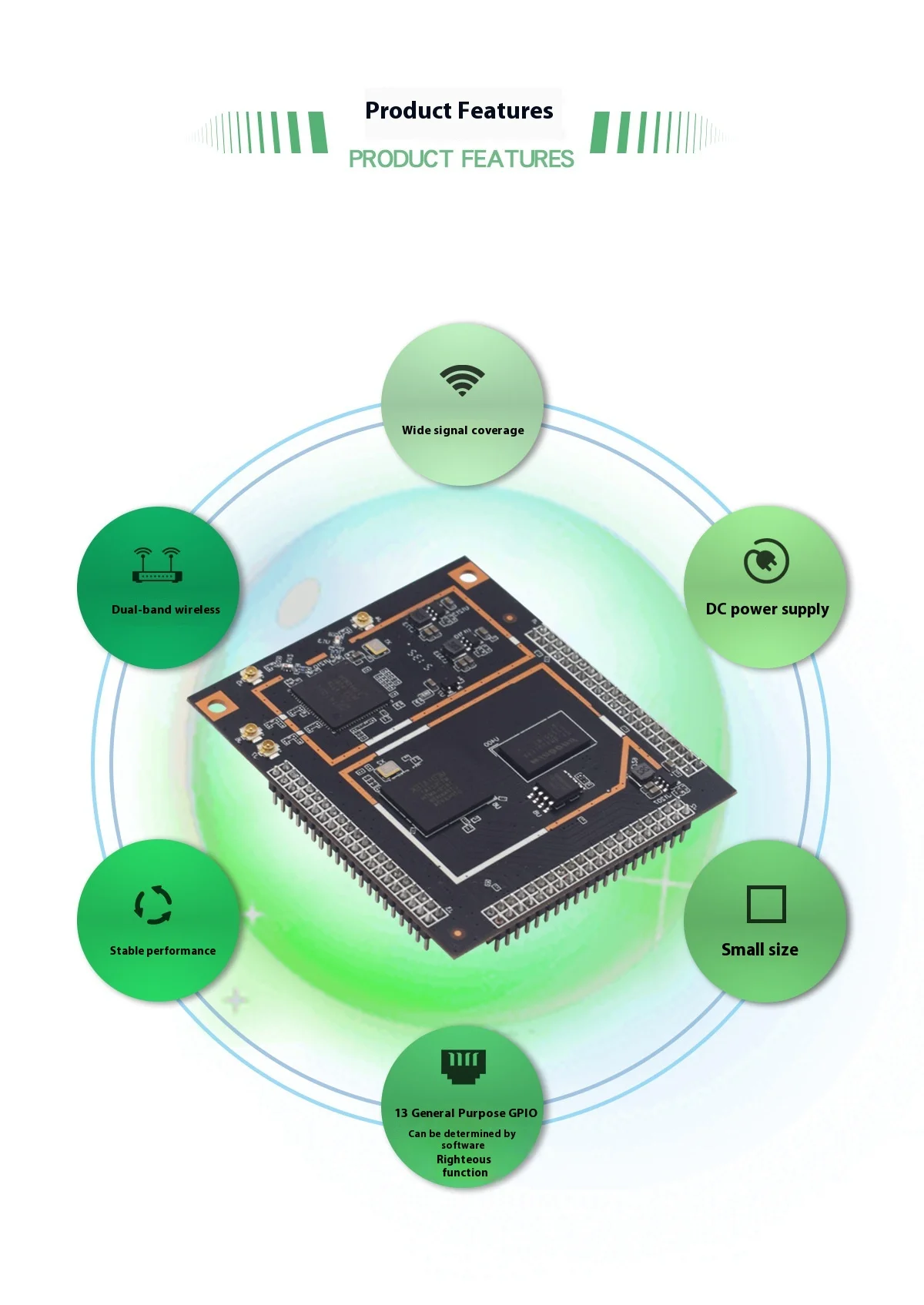 XB7615D Dual-Band Full Gigabit Wireless Module WiFi Router Motherboard ...