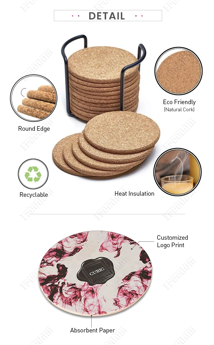 Recycled Promotional 9mm Diameter Wine Cork Coasters Buy Wine Cork