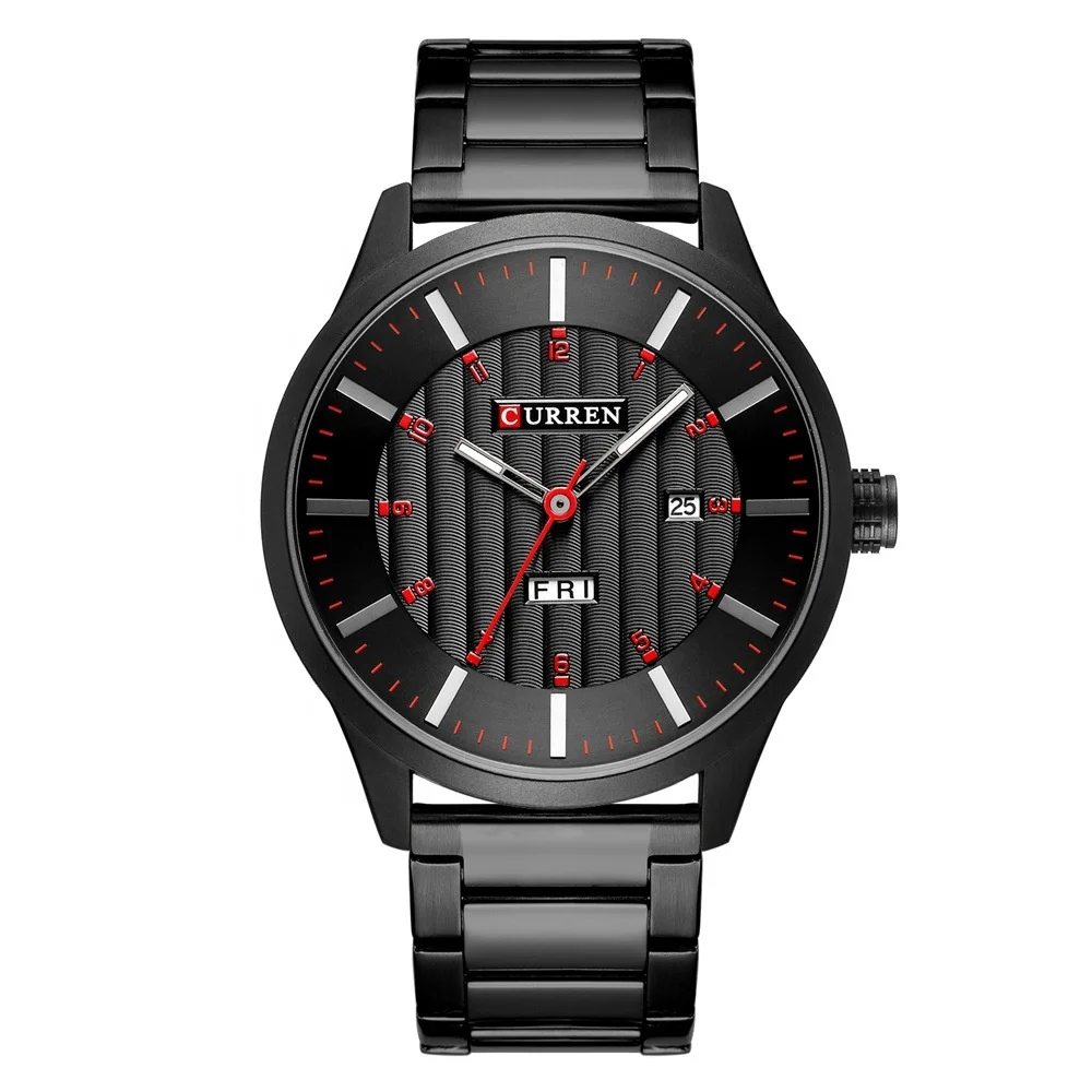 Venta al por mayor reloj curren precio Compre online los CURREN 8365 relojes de lujo de marca superior para hombre
