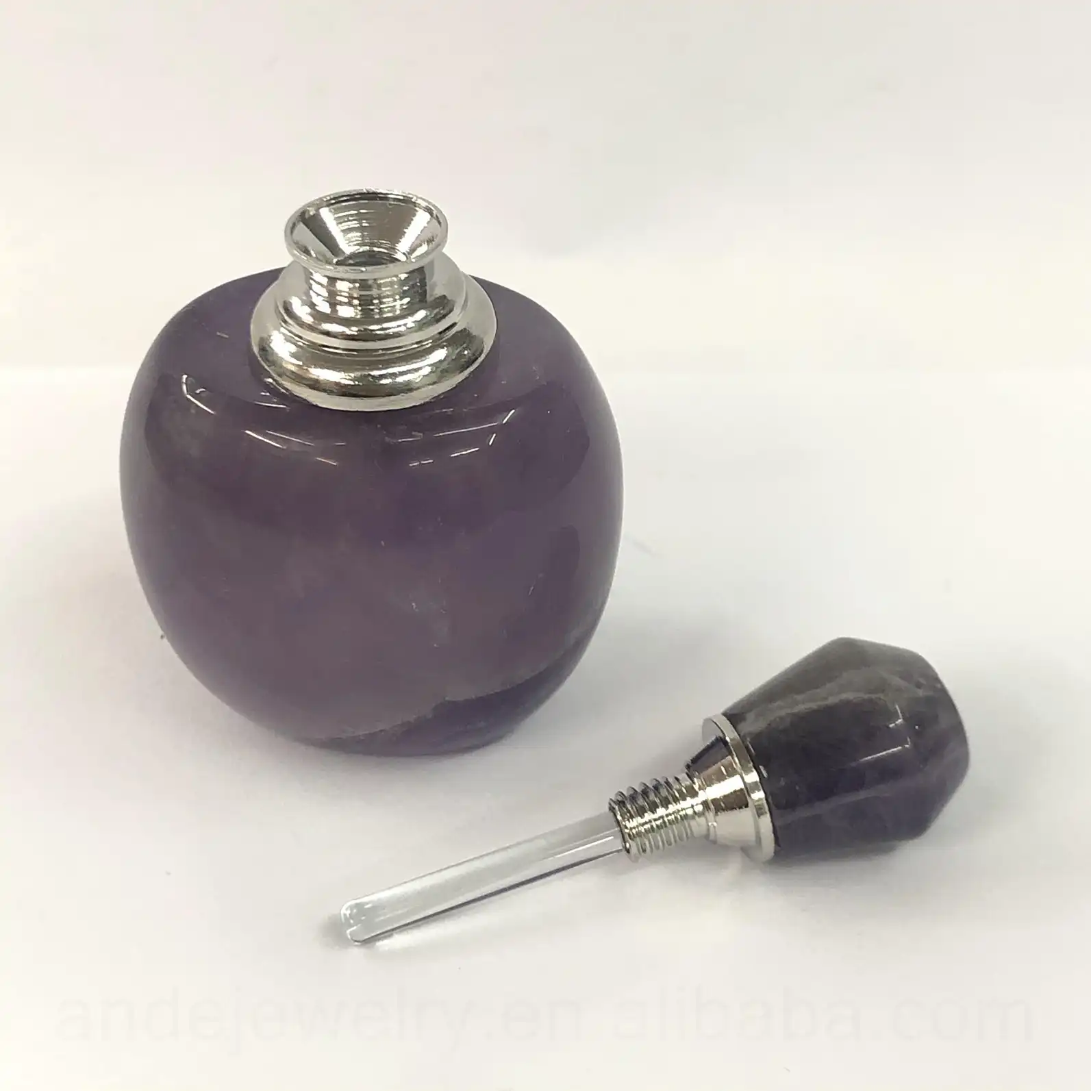 Natural Stone Perfume Bottle 10ml Healing Stone Quartz Essential Oil