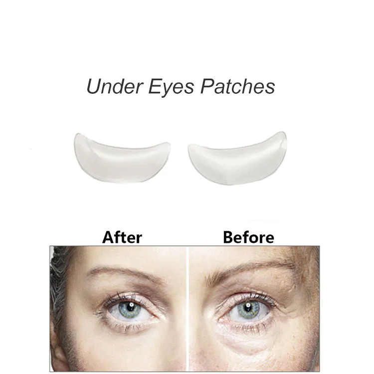 Silicone Care Under Eye Pads Reusable Softens Eye Wrinkles Patches