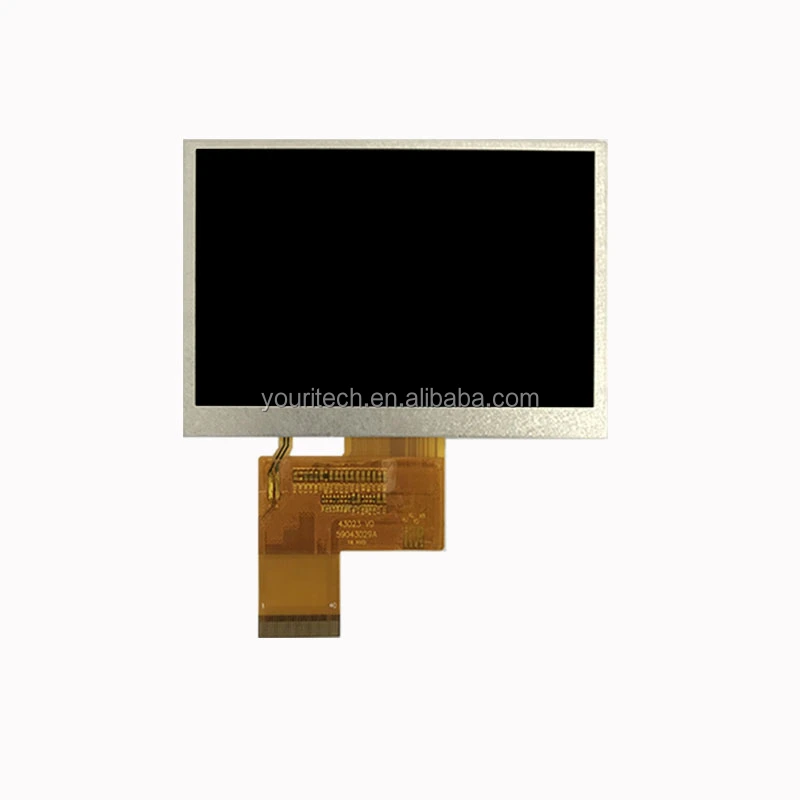 4.3 IPS lcd screen wholesale 480*272 resolution OEM/ODM high brightness with full viewing angle for portable navigation