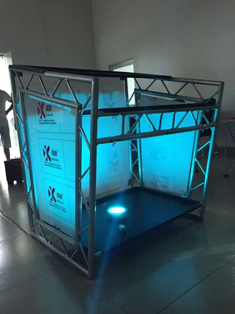 Foldable DJ Table with LED Light - Versatile Bar Furniture