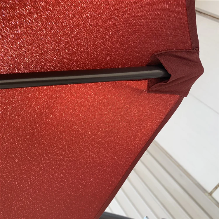 8 RIBS OFFSET PRINTING CANTILEVER POLYESTER UV PROTECTION OUTDOOR GARDEN TERRACE HANGING UMBRELLA