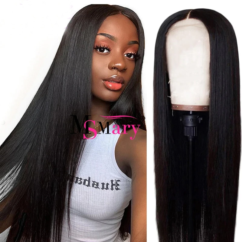 straight lace front wig