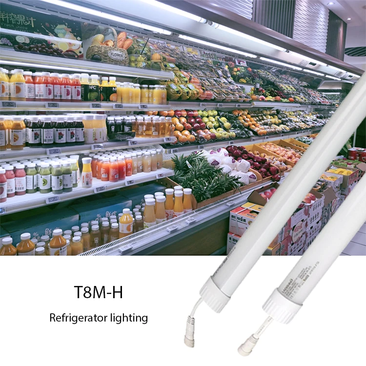 3 Years Warranty Waterproof T8 LED Cooler tube light For Horizontal Refrigerator Lighting