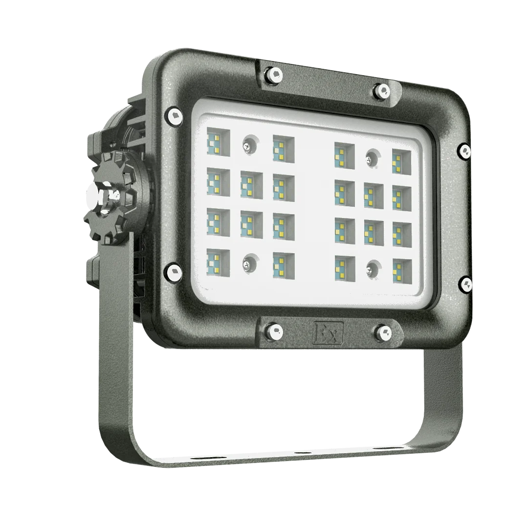 ATEX IP66 80w 100w 120w Led  lamp Explosion Proof Floodlight Exd IIC T6 LED explosion proof  Flood Square light