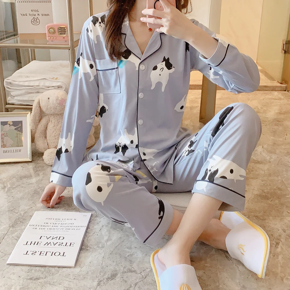 cartoon printed nightwear