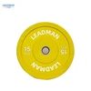 Wholesale OEM colored power training rubber bumper barbell plates coaster for fitness weightlifting in the gym