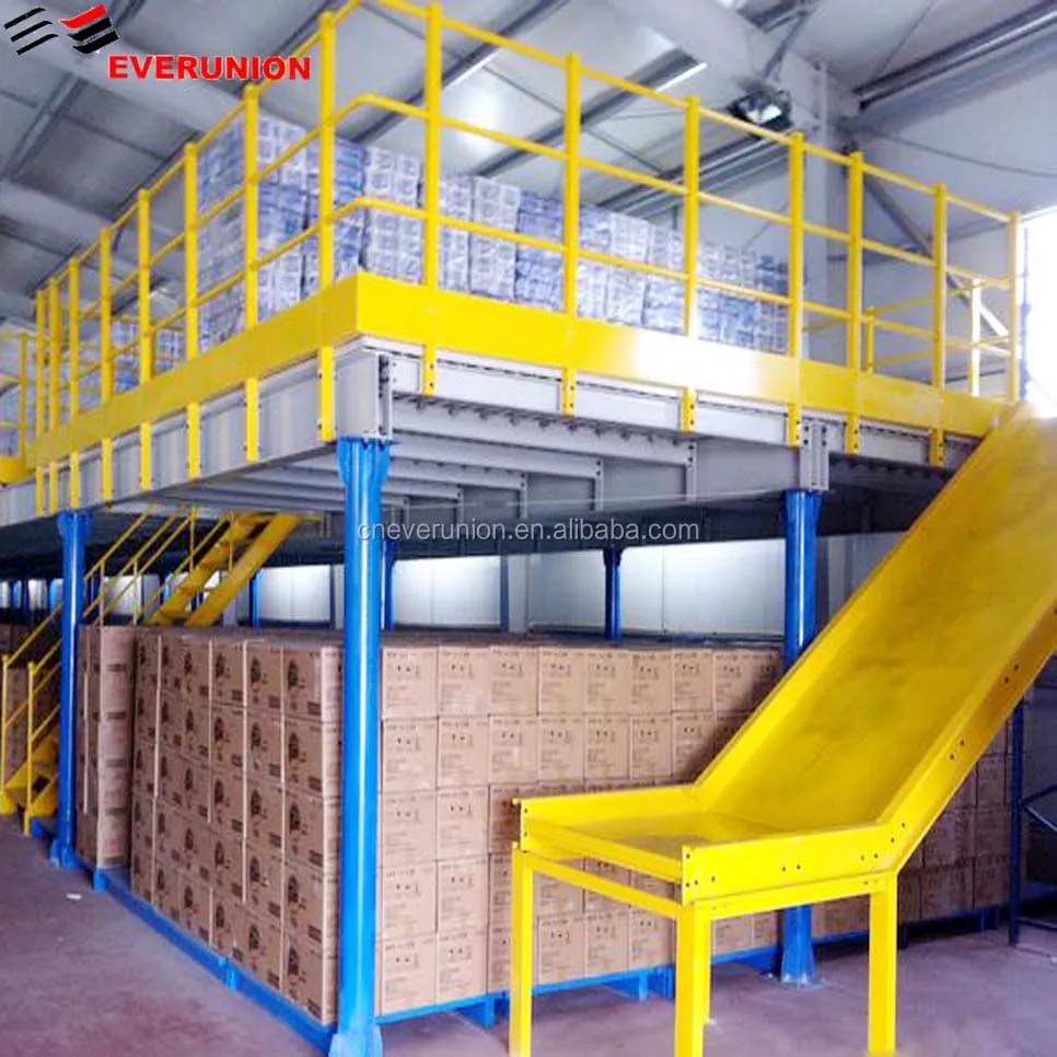 q235b steel platform - warehouse rack supported mezzanine floor