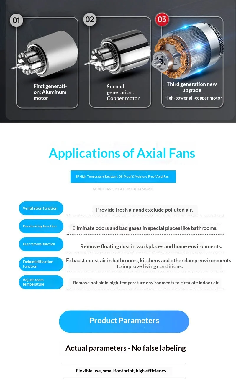 Axial Flow Ball Bearing, 220V/380V, 220 V, electric - detail 20