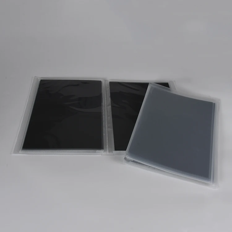 In Stock  4*6 Inches Plastic Cover with Transparent Clear Inner Page PP Photo Album