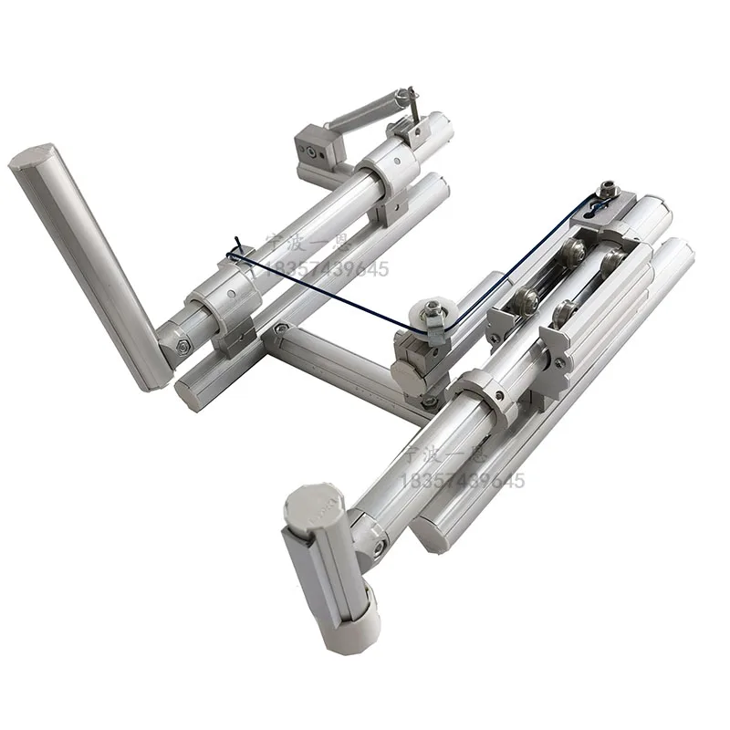 product rope clamp kit third generation aluminum lean pipeline rod tube profile pulley fixed assembly accessories parts grade 1000-15