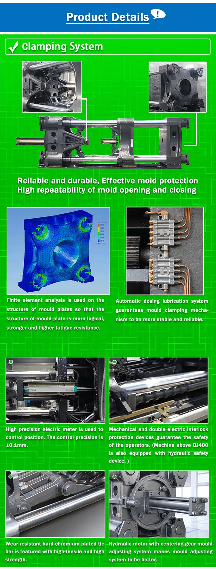 All new polyurethane injection molding machine