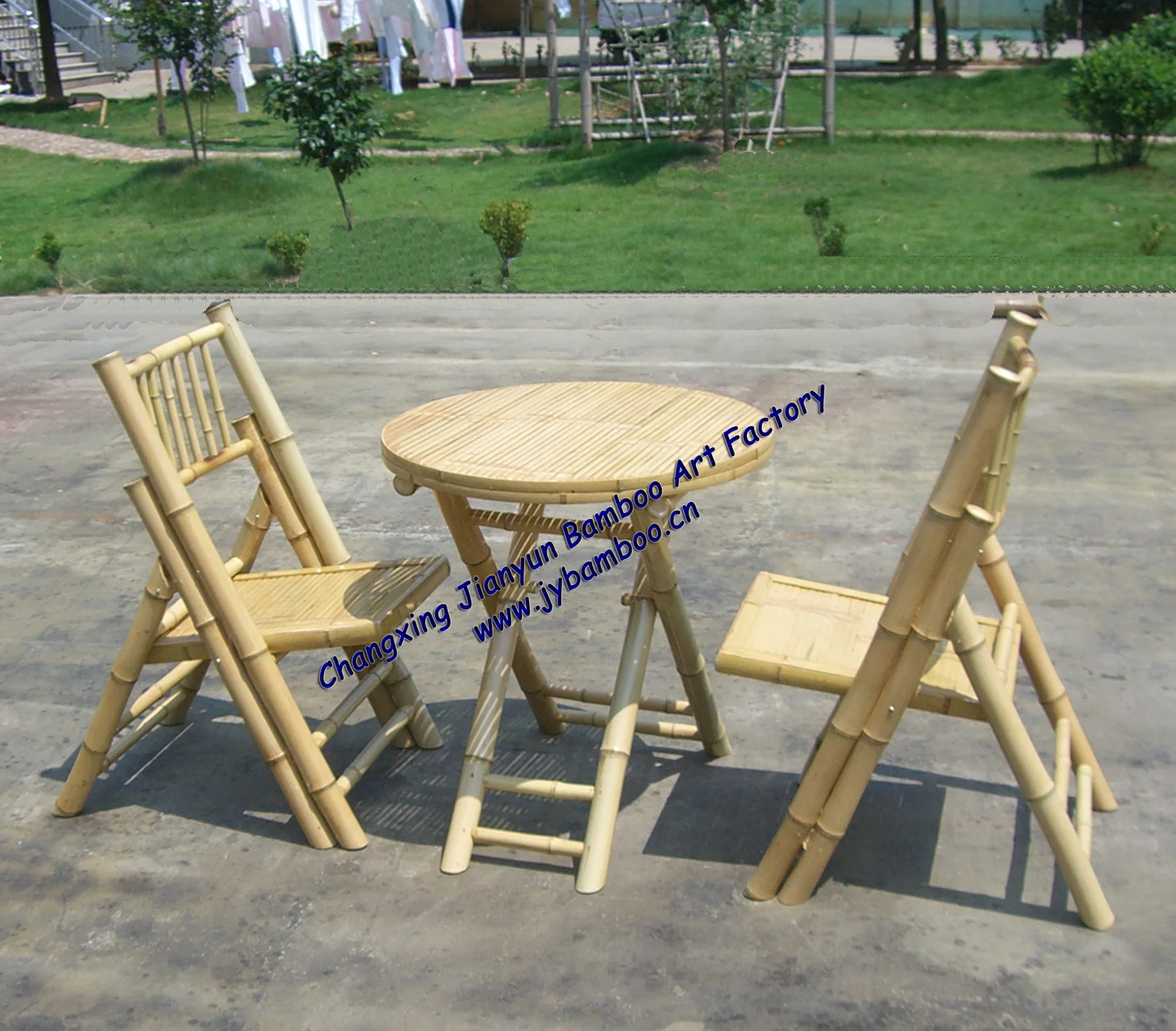 Bamboo Folding table and chairs, View folding table, JY Product Details