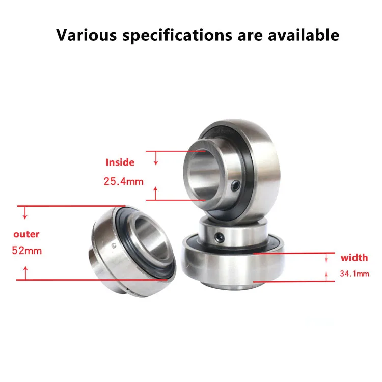 stainless steel uc insert ball bearing for pillow block bearing