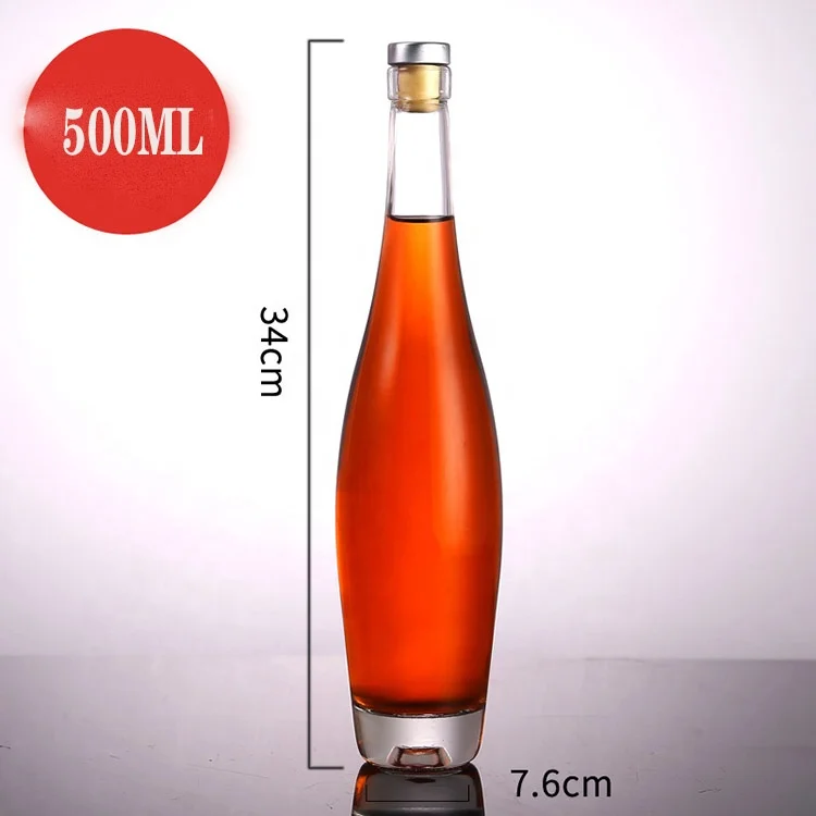 Empty 175ml 375ml 500ml Spirit Liquor Vodka Whisky Wine Glass Bottles ...