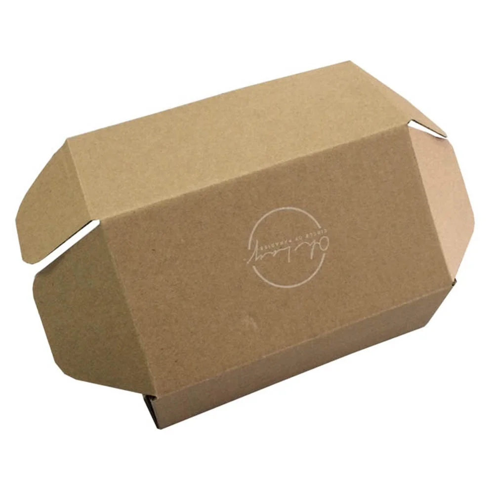 Plain Kraft Paper Cartons Corrugated Box Packaging Box Card Board Box